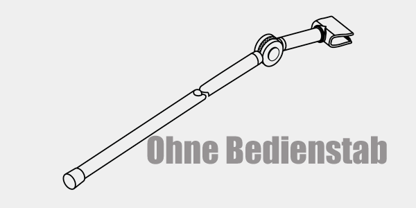 Kein Bedienstab